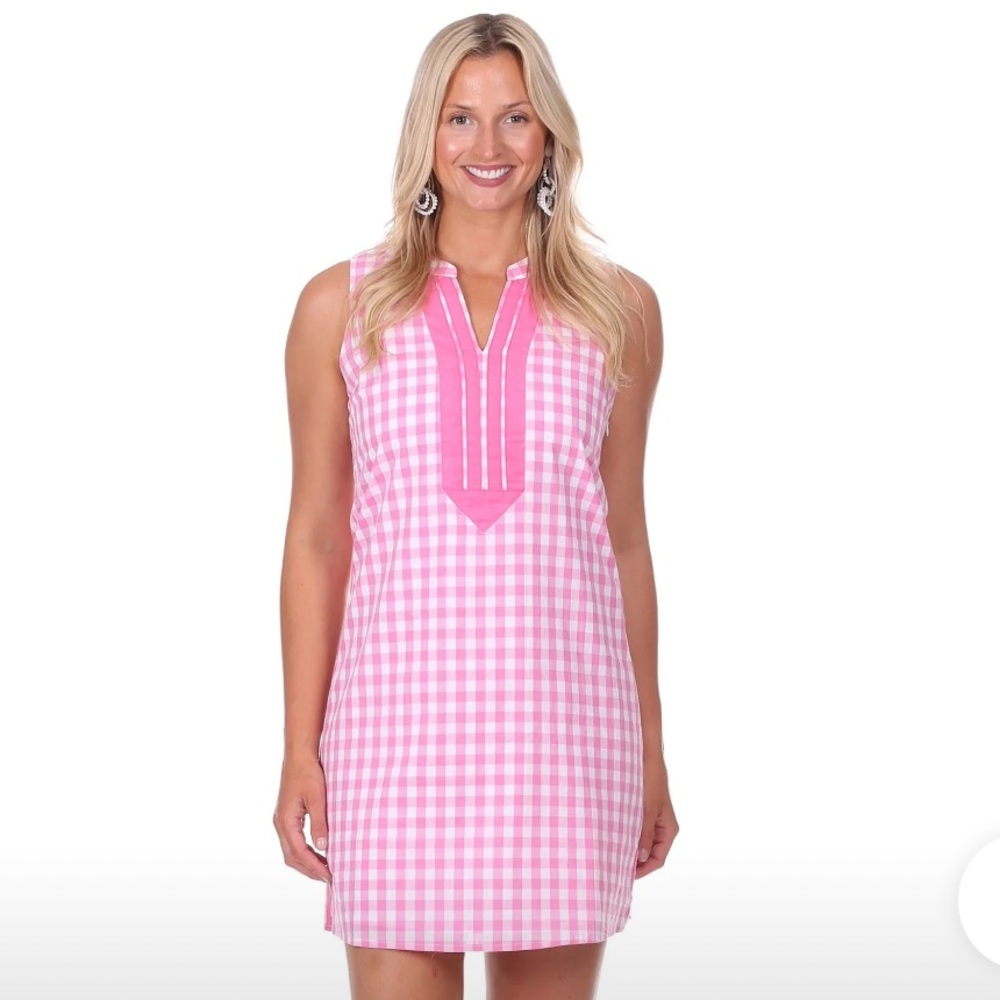 Duffield Lane Grand Tunic Dress - Pink - S